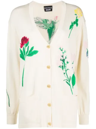 Boutique Moschino intarsia-knit Flower 