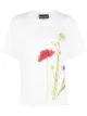 Image 1 of Boutique Moschino photographic-floral cotton t-shirt
