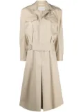 Maison Margiela cropped trench jumpsuit - Neutrals