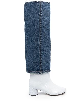 margiela denim boots