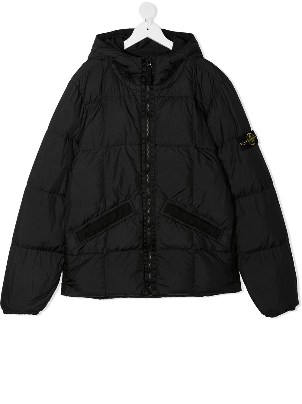 фото Stone island junior пуховик на молнии