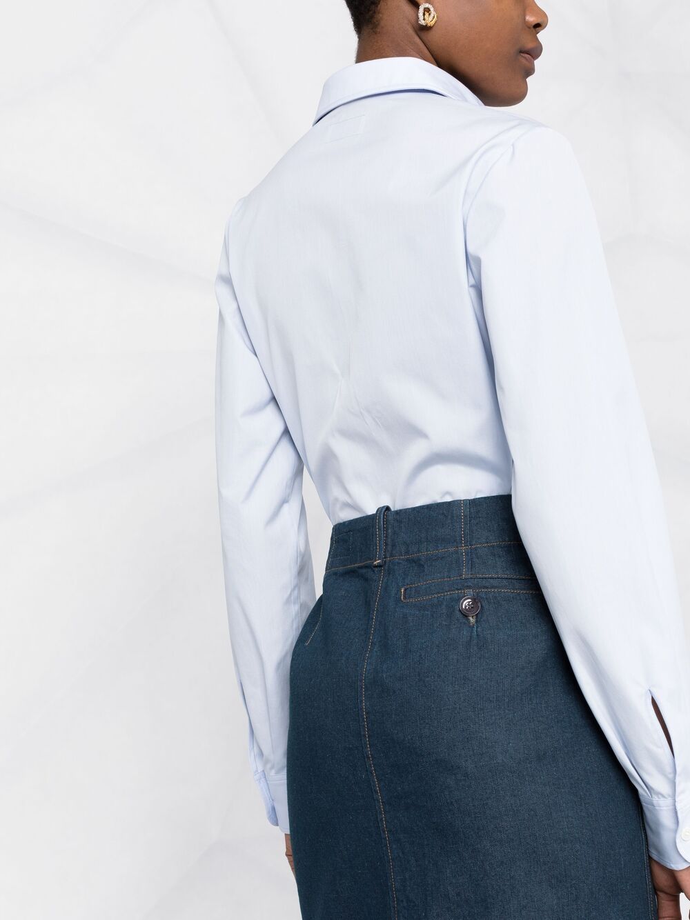 фото Lemaire джинсовая юбка миди