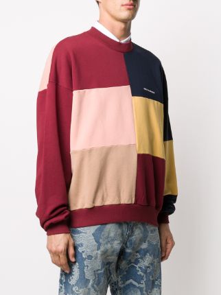 colour-block cotton sweatshirt展示图