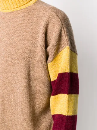 colour-block knit jumper展示图