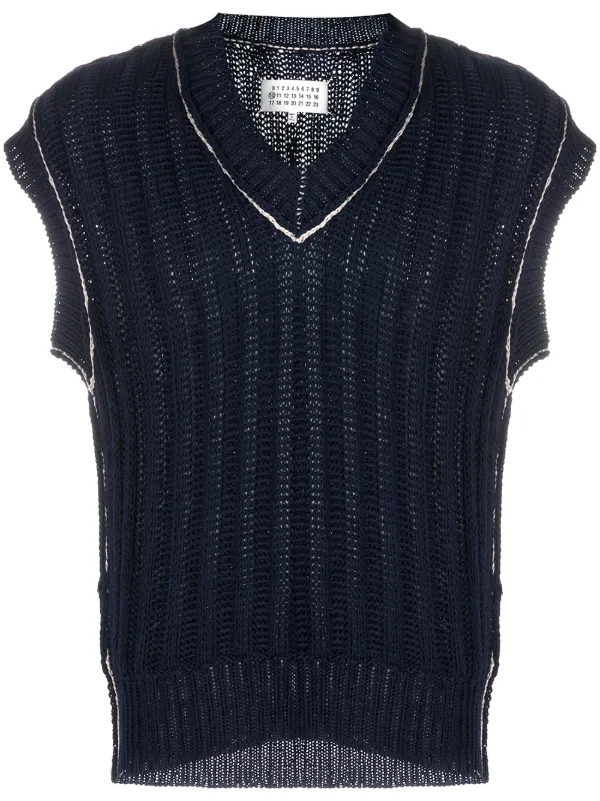 rib knit sweater vest