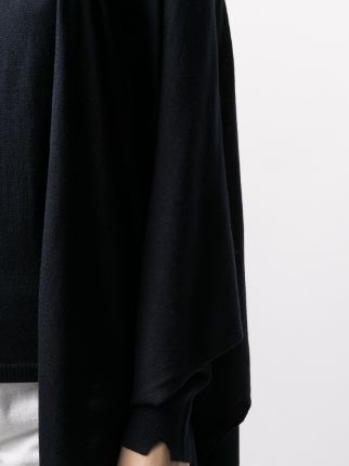 draped knit cardigan展示图