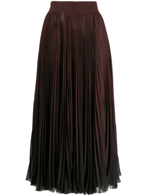 Dolce & Gabbana Saia de chiffon com pregas