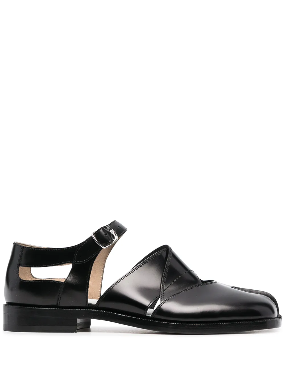 Maison Margiela Tabi Leather Sandals - Farfetch