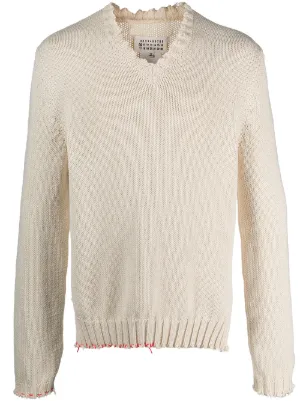 ribbed knit sweater men