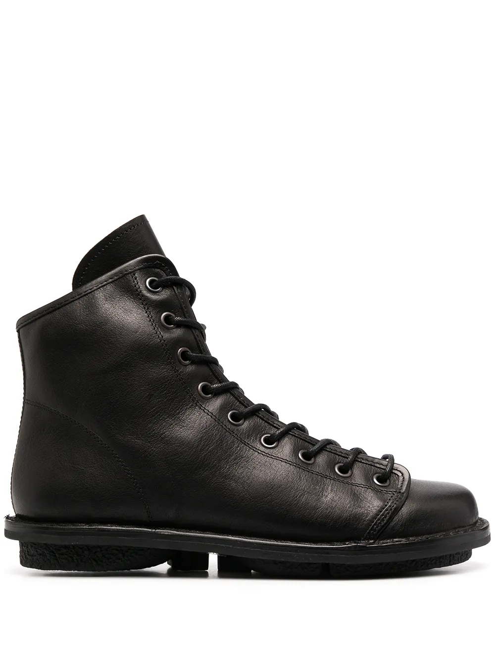 black worker boots