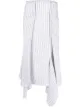 Image 1 of MM6 Maison Margiela asymmetric striped skirt