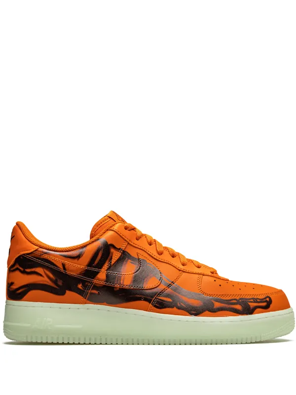 nike orange shoes air force