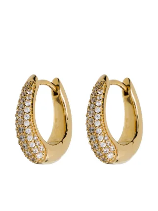 TOM WOOD フープピアス ゴールド パヴェ Tom Wood Liz パヴェ フープピアス 通販 - FARFETCH