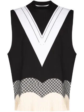 Stefan Cooke Cotton Chevron Sleeveless Vest - Farfetch