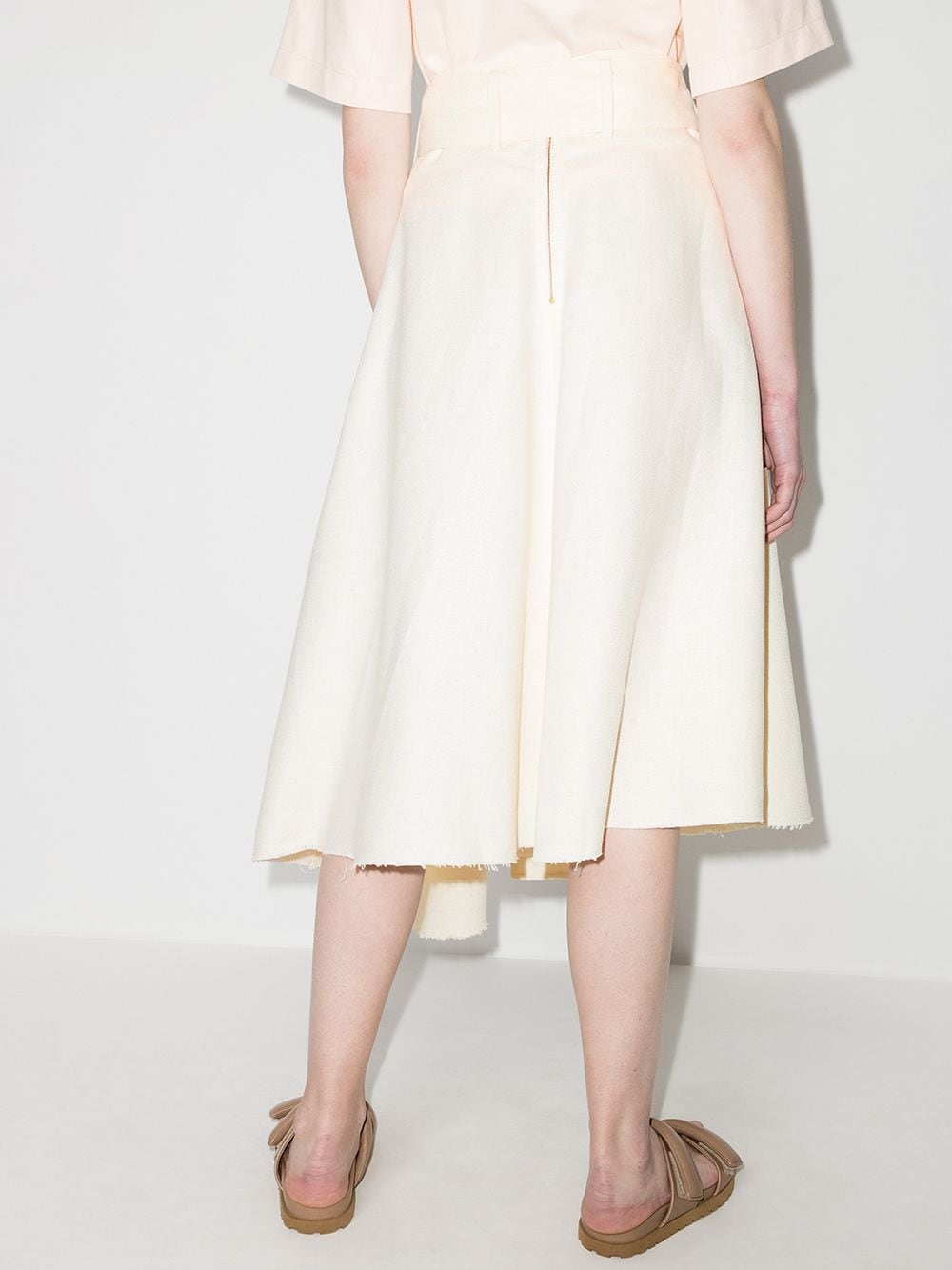 фото Jw anderson юбка асимметричного кроя со складками