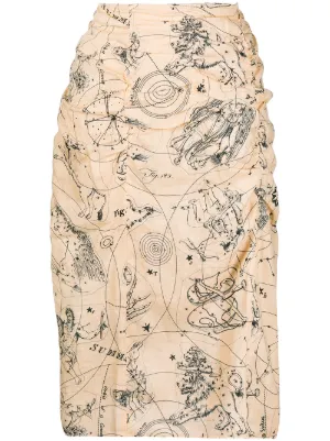 mid length fitted skirts