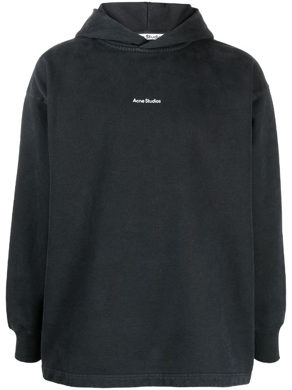 Acne Studios logo-print Hoodie - Farfetch