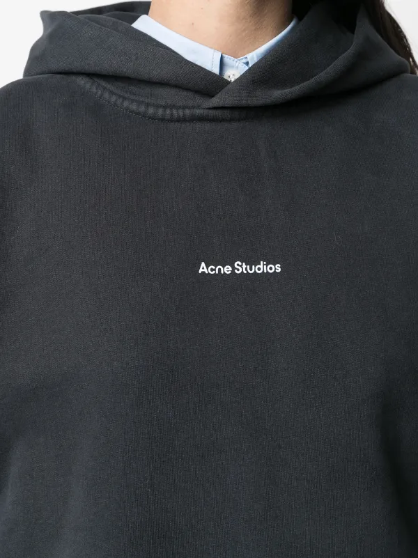 Acne Studios パーカー ロゴ ブラック | www.innoveering.net