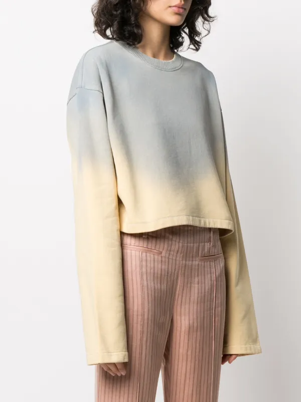 acne studios gradient sweatshirt