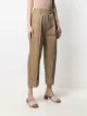 Acne Studios belted turn up cuff trousers