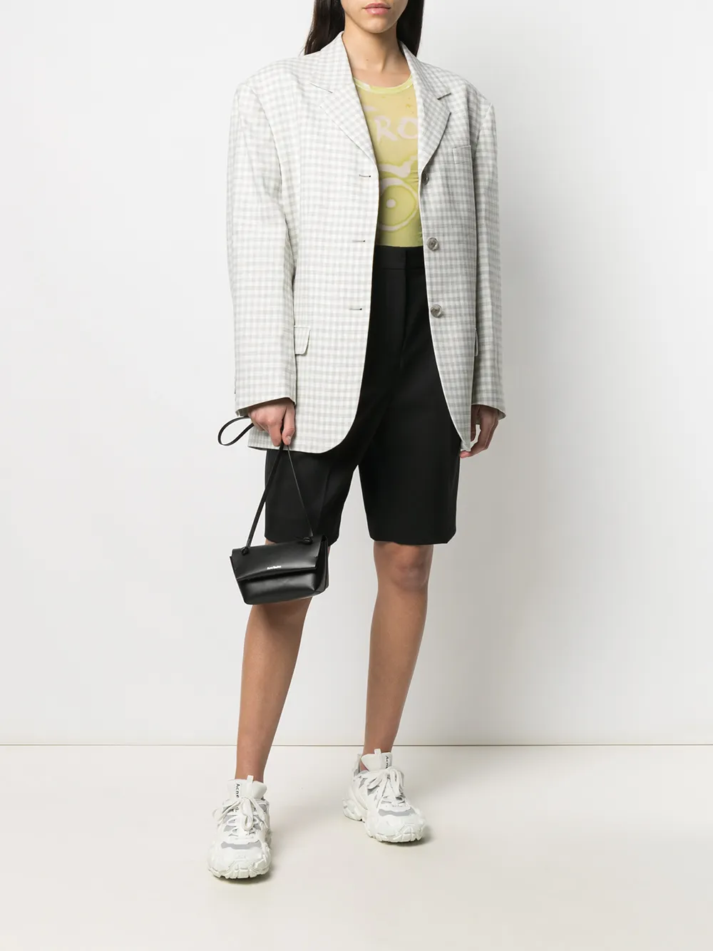 фото Acne studios полупрозрачный топ underground bear