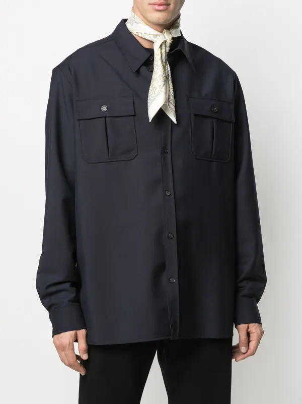 acne studios silk scarf