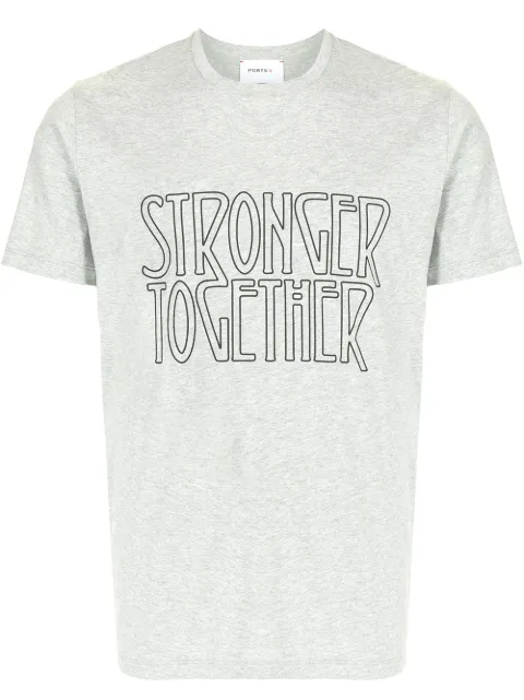 Ports V Stronger Together print T-shirt