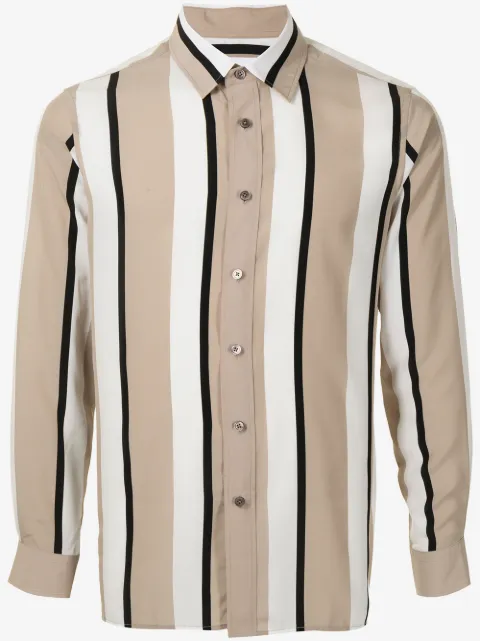 Ports V camisa de rayas verticales
