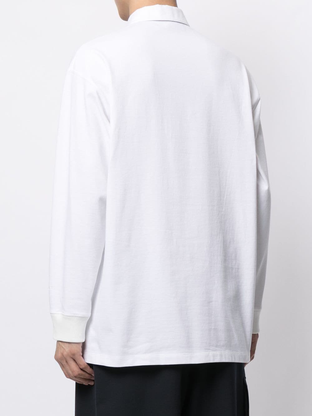 Shop Ports V Contrasting Pocket Polo Shirt In Weiss