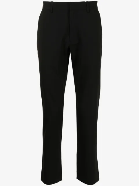 Ports V pantalones rectos con ribete en contraste