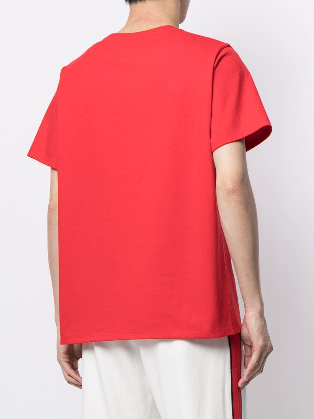 Shop Ports V Slogan-print Short-sleeved T-shirt In Red
