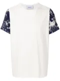 Ports V paint-splatter short-sleeved T-shirt - Red
