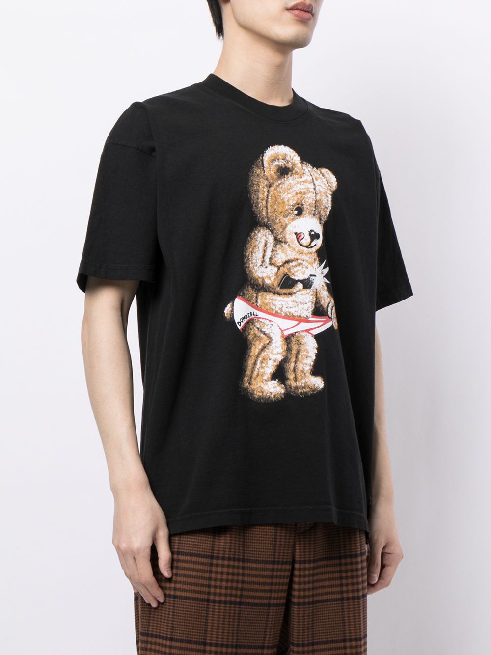 DOMREBEL Snap teddy-print T-shirt - Farfetch