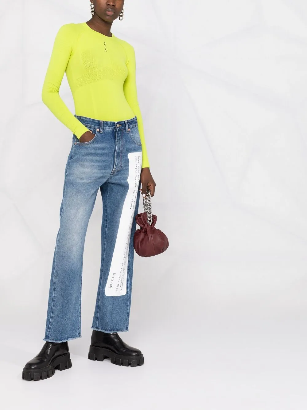 Image 2 of MM6 Maison Margiela straight-leg jeans
