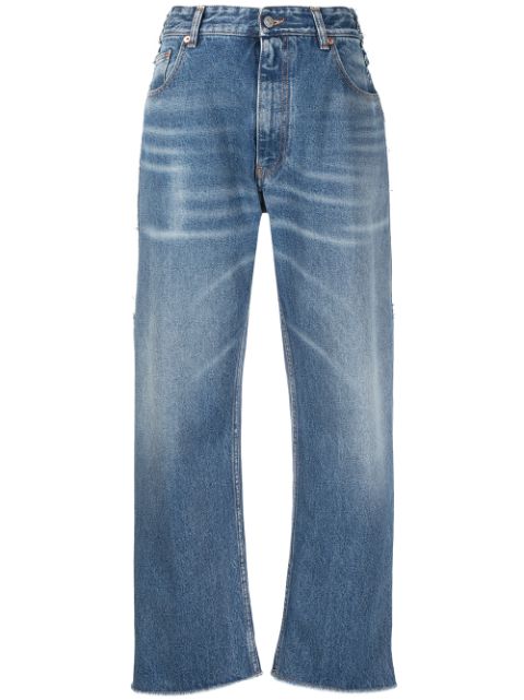 MM6 Maison Margiela mid-rise wide-leg jeans Women