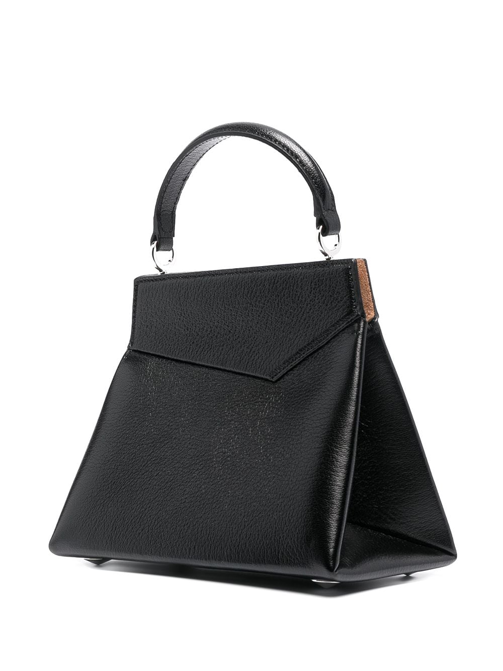 Shop Maison Margiela Snatched Small Tote Bag In Black