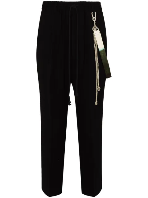 Song For The Mute cropped track pants