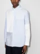 Image 2 of JW Anderson patchwork stripe-pattern shirt