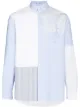 Image 1 of JW Anderson patchwork stripe-pattern shirt