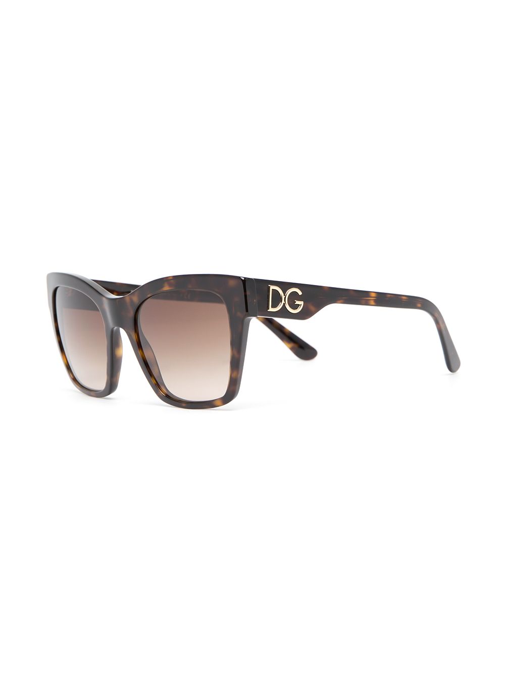 Dolce & Gabbana Eyewear Zonnebril met vierkant montuur - Bruin