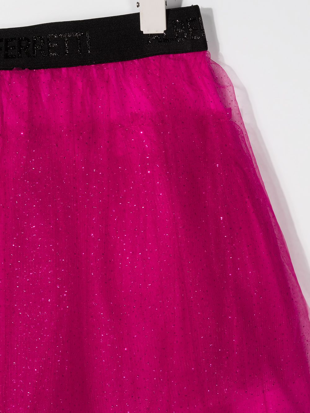 фото Alberta ferretti kids teen tulle glitter skirt