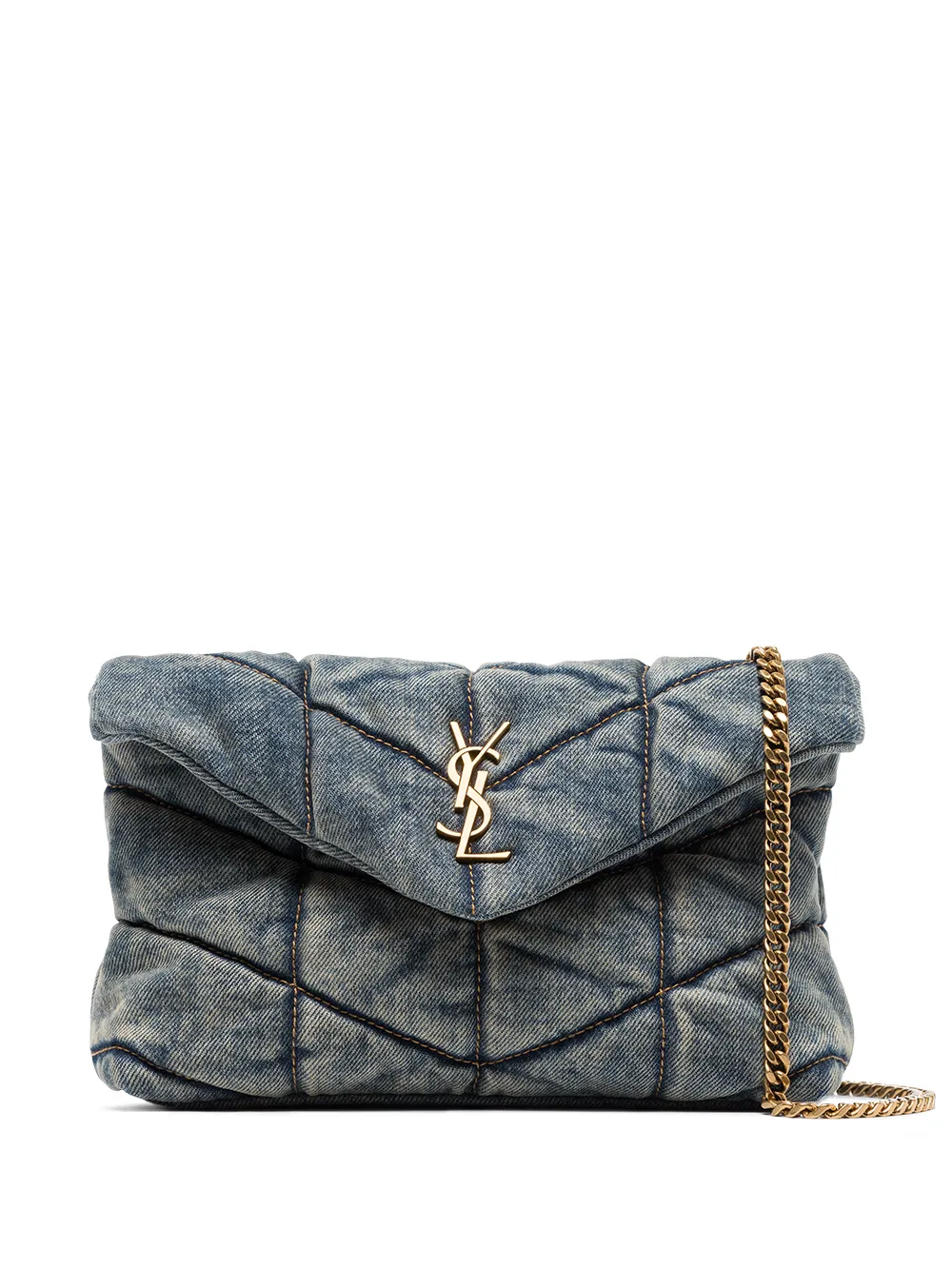 

Saint Laurent bolsa de hombro Loulou - Azul