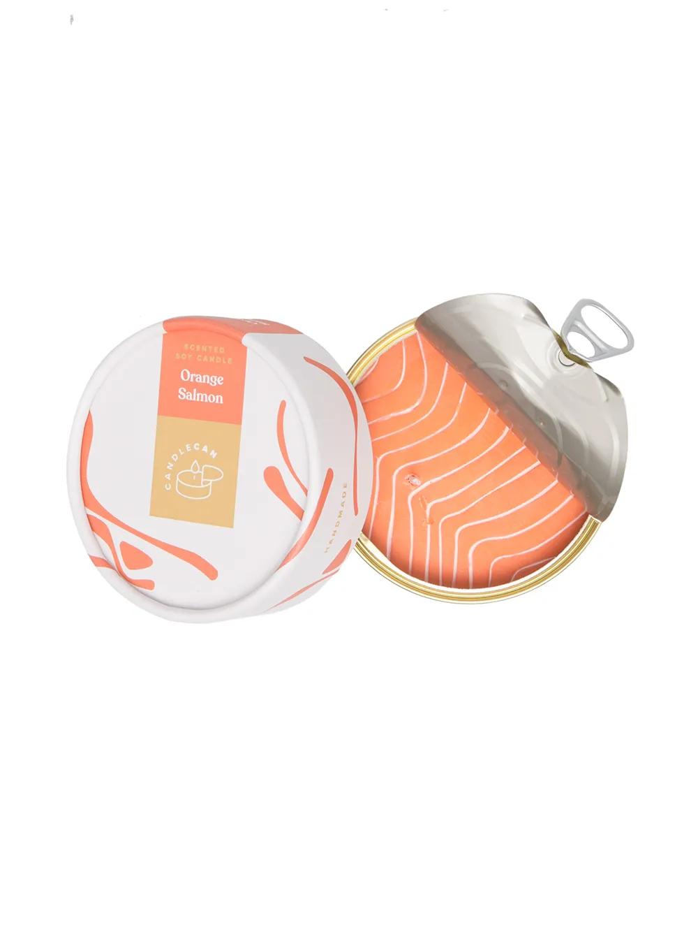 CandleHand Candlecan Orange Salmon | Candles | Image 2