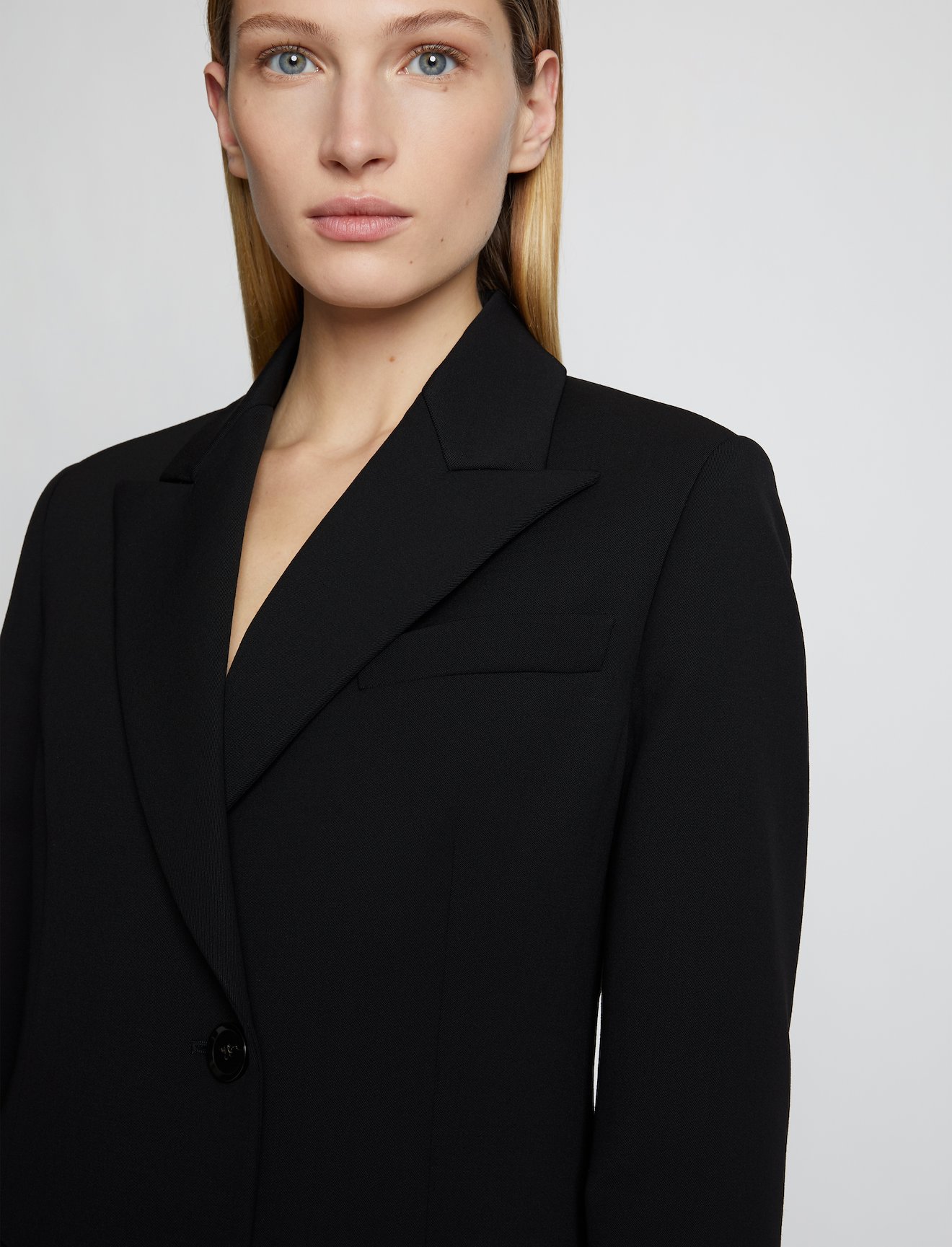 Upcycled Wool Blazer in black | Proenza Schouler