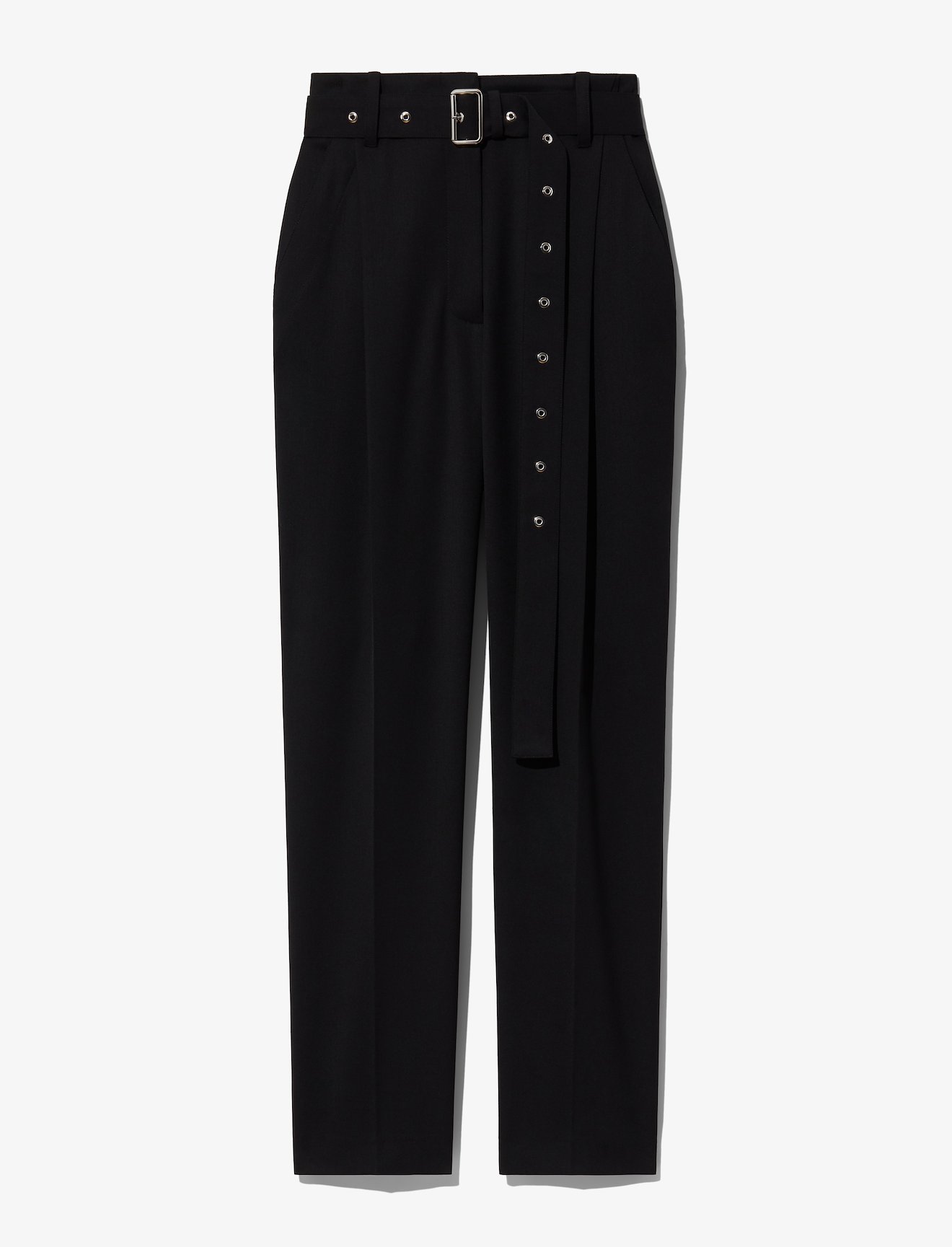 Upcycled Wool Carrot Pants #4