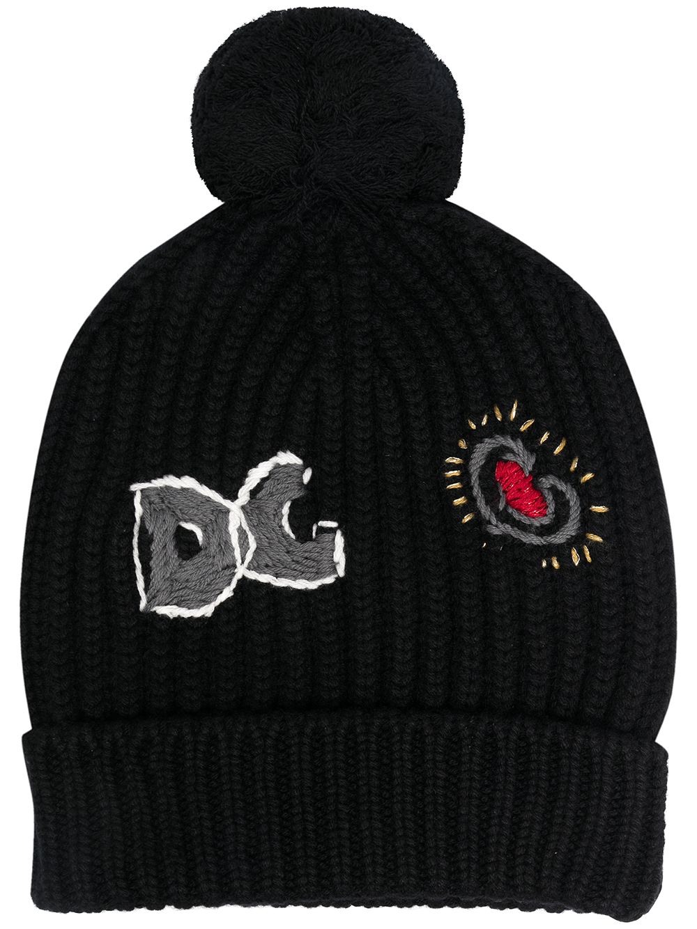 фото Dolce & gabbana шапка бини с вышитым логотипом