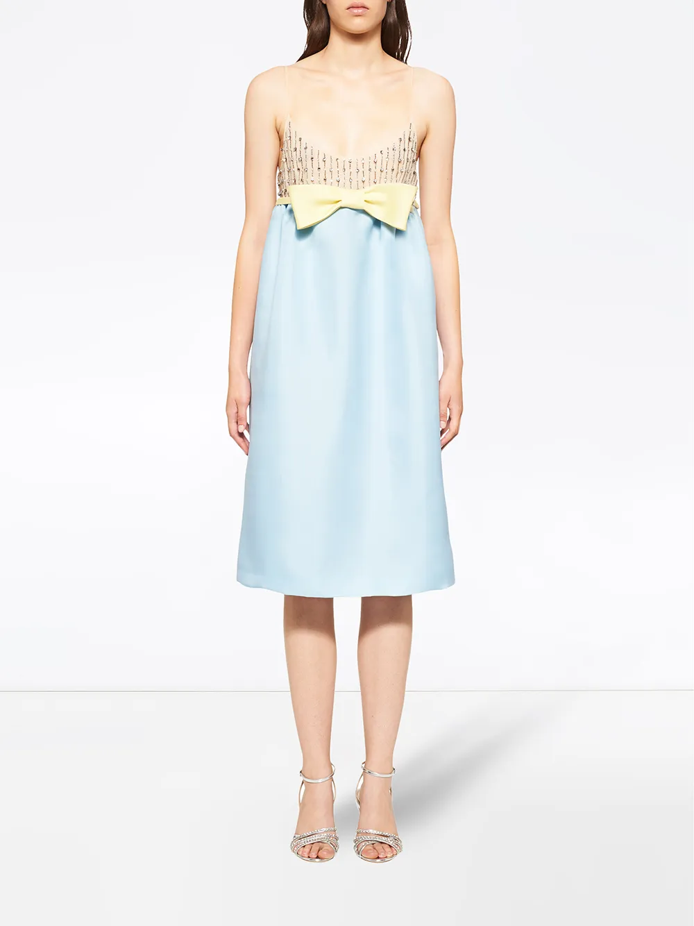 Image 2 of Miu Miu Gazar embroidered dress