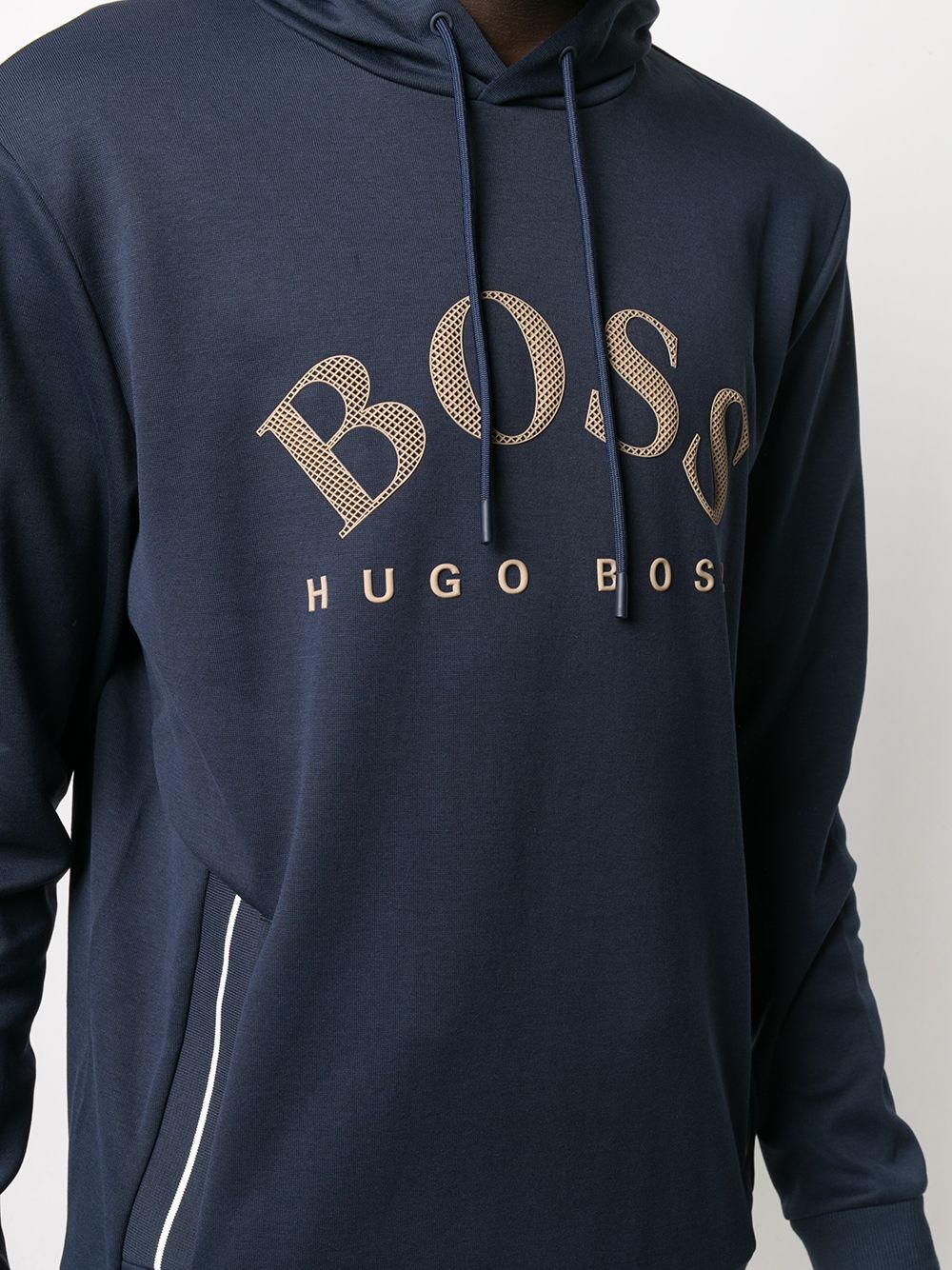 фото Boss hugo boss толстовка с капюшоном и логотипом