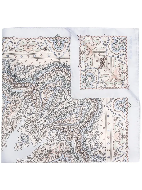 acne studios silk scarf