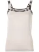 Image 1 of Chanel Pre-Owned 2008 Sports striped edges knitted top